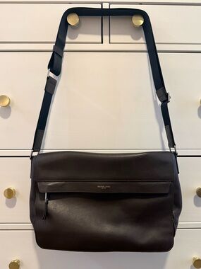 Michael Kors Leather Messenger Bag